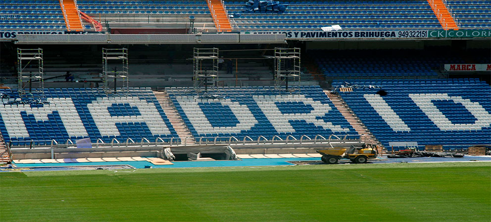 Estadio de futbol Santiago Bernabeu