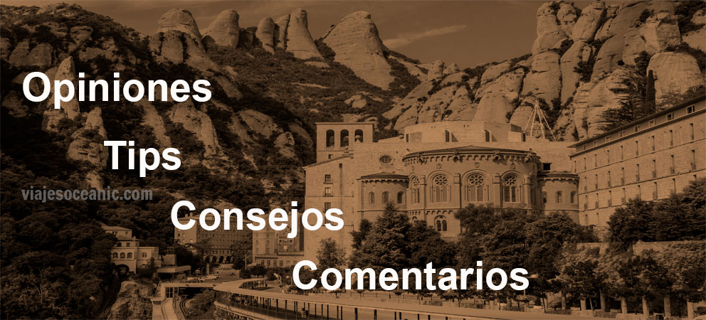 Tips y consejos de excursion a Montserrat desde Barcelona