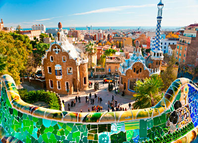 Entrada y visita guiada al Park Guell de Barcelona